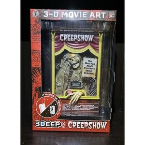 Culturefly Creepshow 3DEEP VHS 3D Movie Art Display 80s Horror Decor Halloween